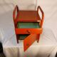 Vintage metal boarding school or hospital bedside