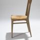 Paire de chaises en paille, geneviève pons, 1950s