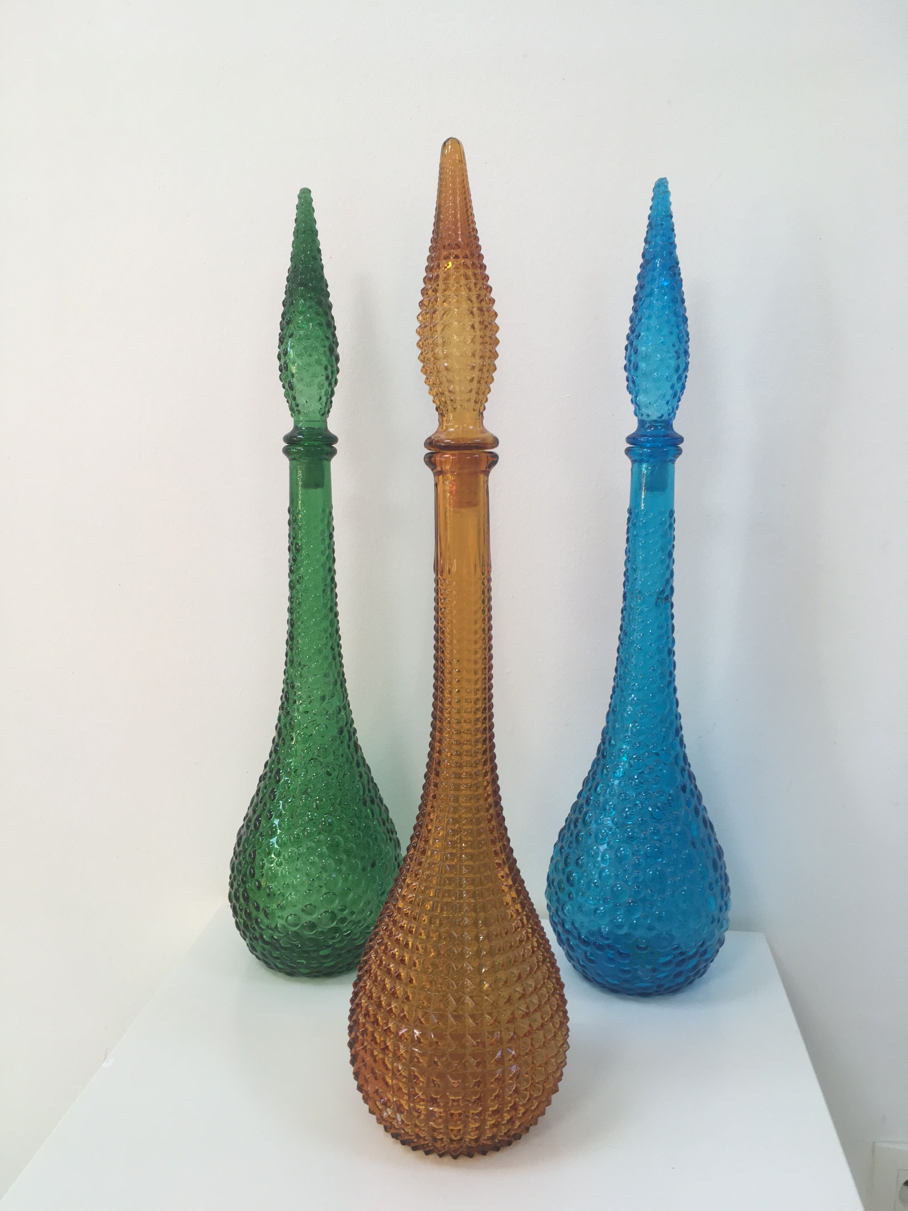 Italian Empoli XL decanter, 60s