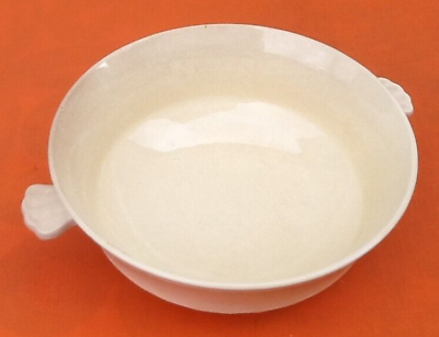 Soupière, légumier, faïence Salins France, années 1950