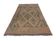 Tapis traditionnel oriental Kilim fait à la main laine beige géométrique Kilim- 60x89cm