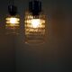 Danish Mid-Century Teak and Glass Ceiling Lamp, 1960s