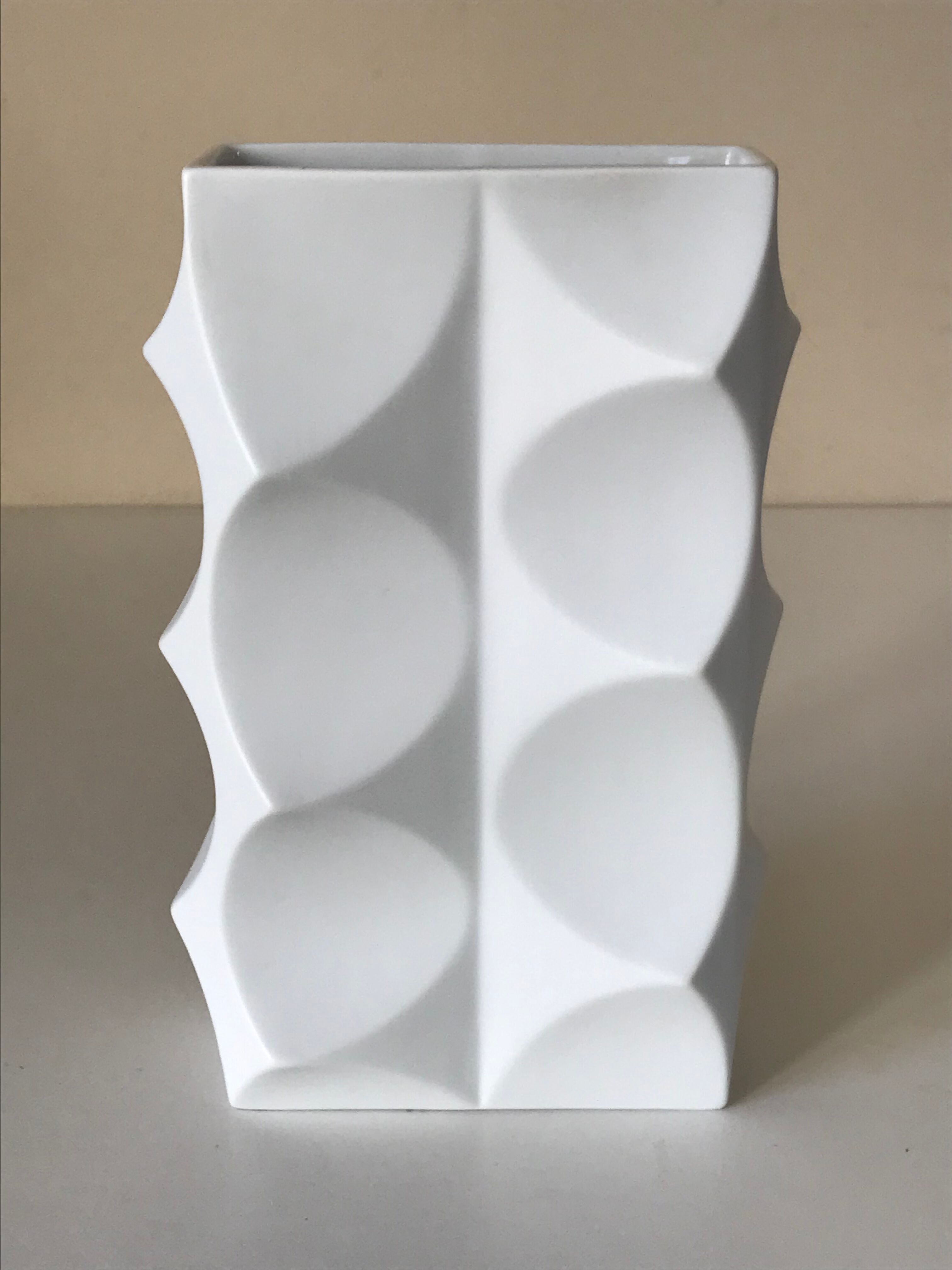 Vase biscuit vintage design annees 70