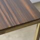 Vintage side table in rosewood & bronze – 1960s