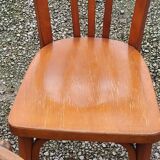 Set of 6 old bistro chairs Baumann and others