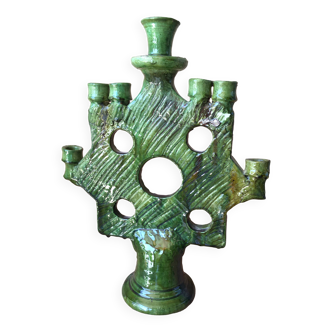 Tamegroute pottery candle holder
