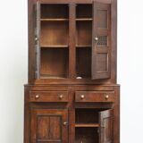 Antique English Oak Food Cupboard from the Late 18th / Early 19th Century