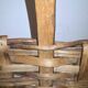 Rare antique wooden basket, retro vintage / 20th century