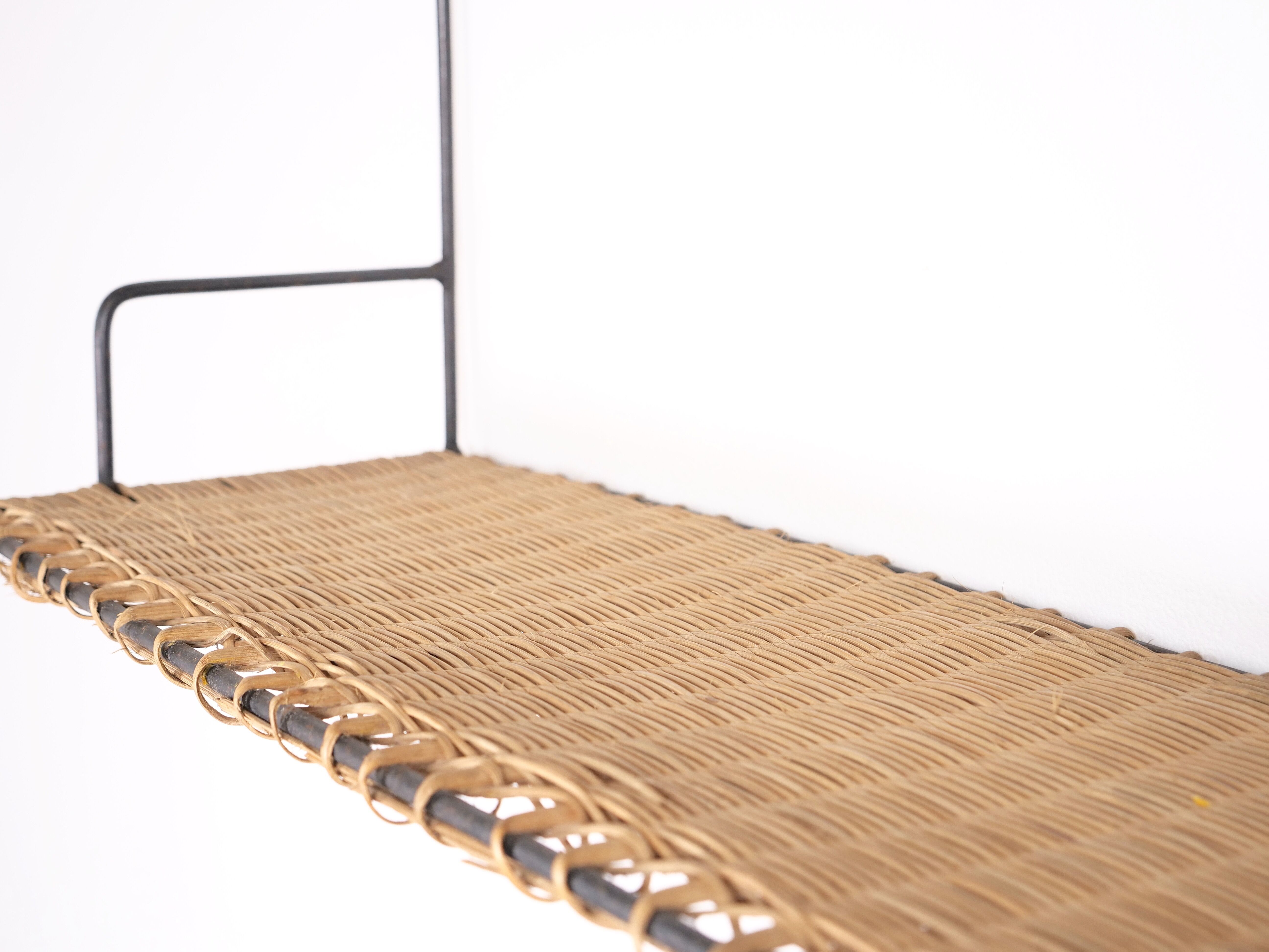 Raoul Guys rattan shelf
