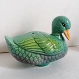 Zoomorphic duck slip pepper salt shaker