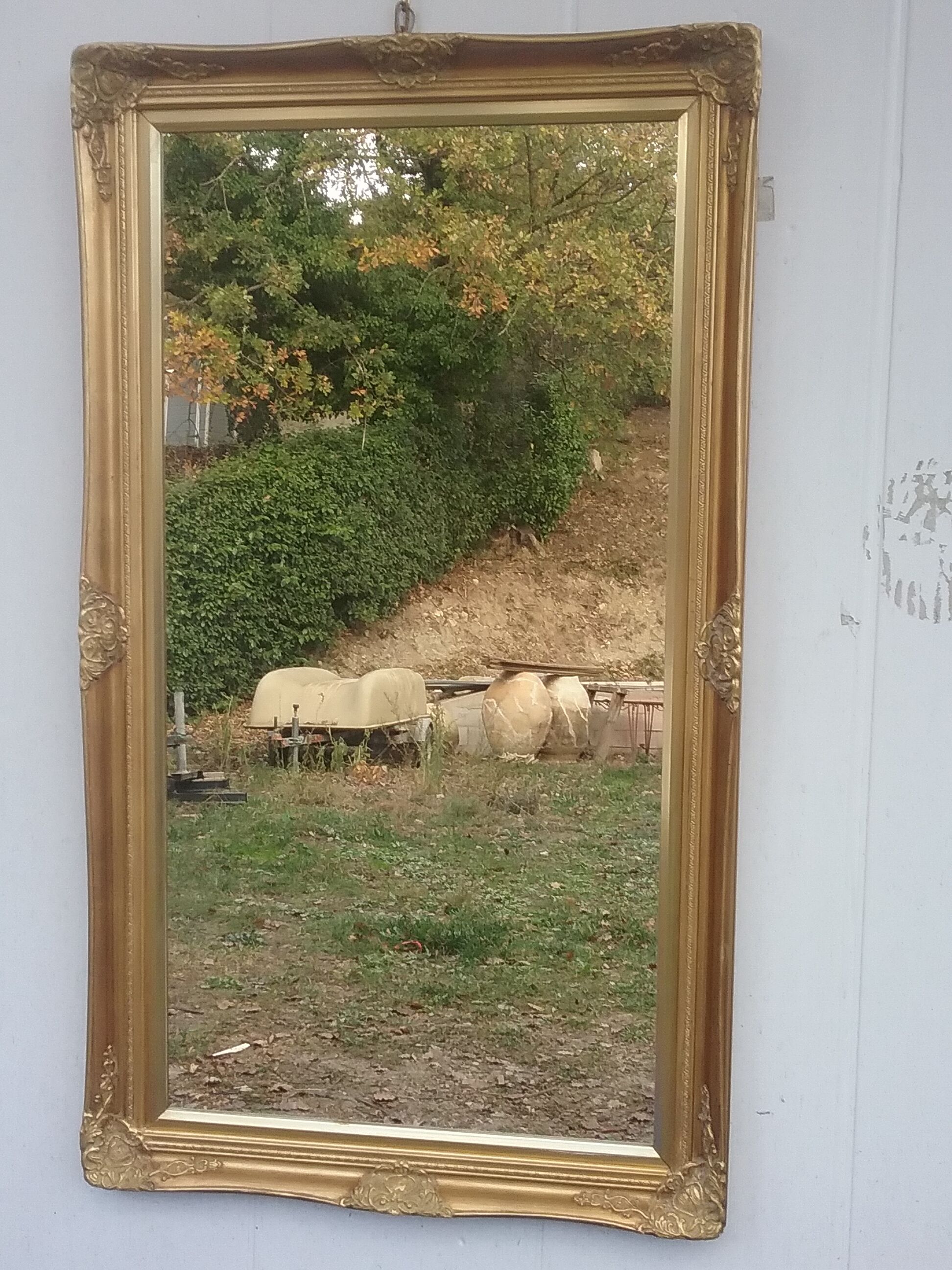 Golden mirror