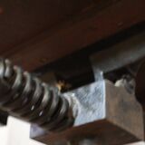 American office chair in natural wood