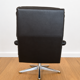 Vintage Danish mid-century Werner Langenfeld leather lounge chair 1970s