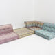 Roche Bobois Mah Jong modular sofa Missoni fabric design by Hans Hopfer