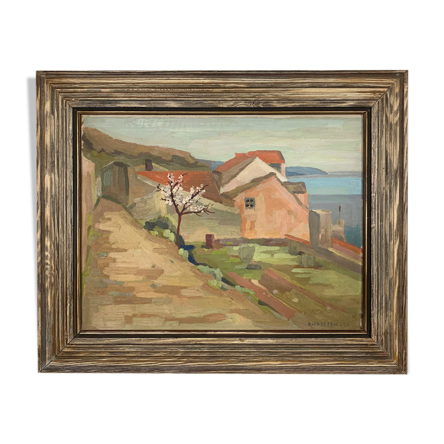 Mid Century Swedish Landscape, A. Ericson, 1955