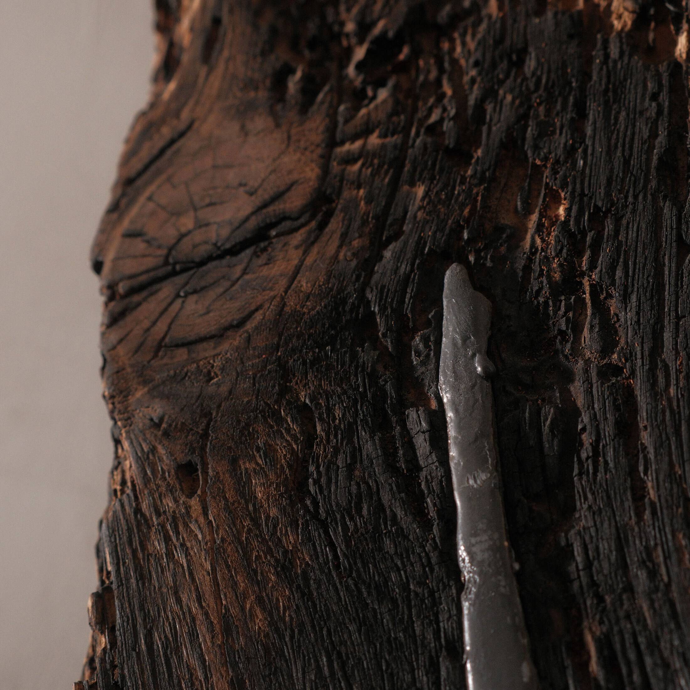 Sculpture in wood and lead