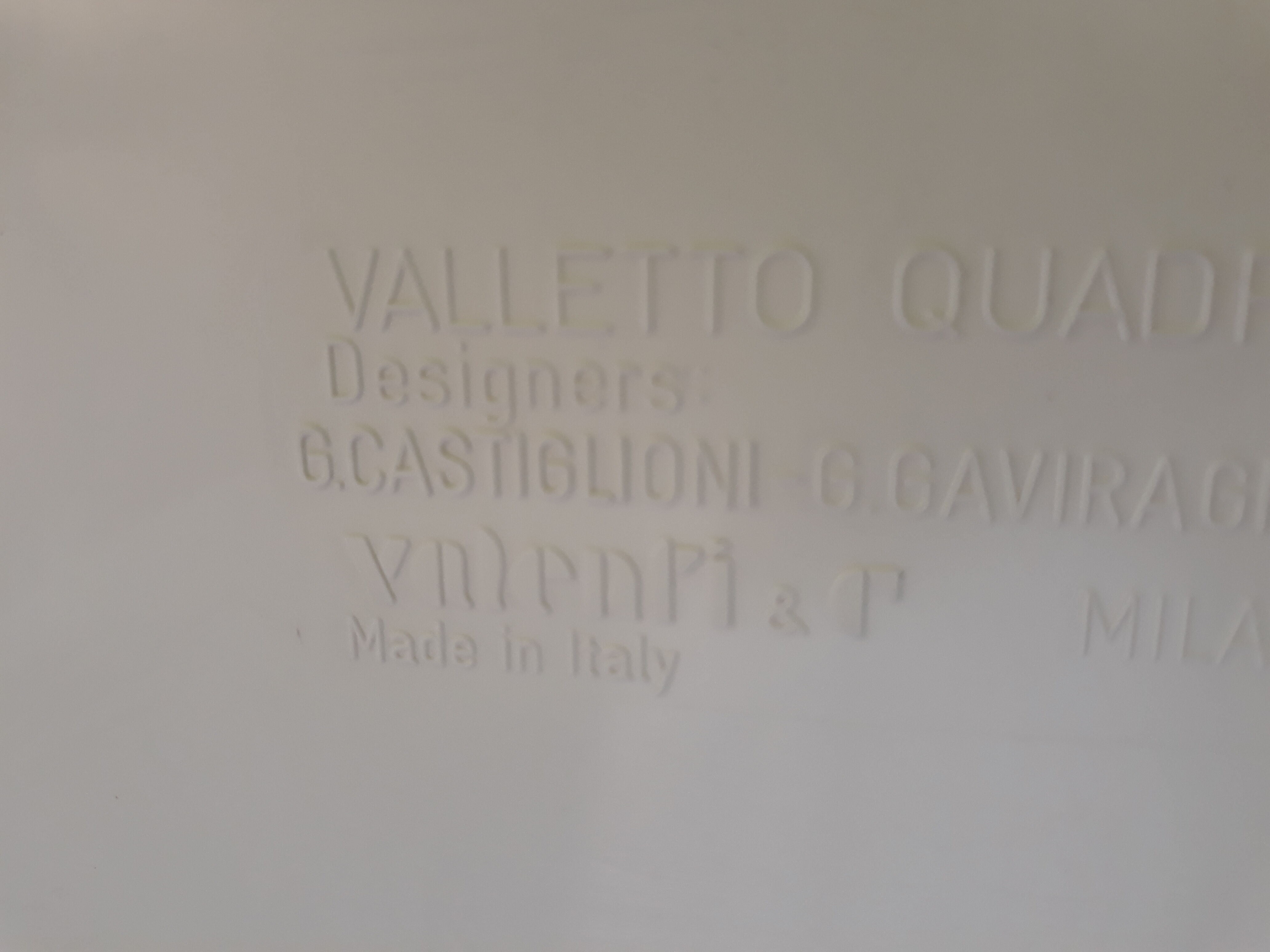 Georgia Castiglioni modular furniture pair for Valenti