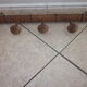 Old coat rack in turned wood
