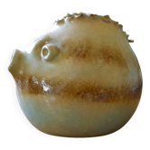 Fish vase, Alexandre Kostanda, Vallauris, 1960s