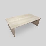 Table basse vintage en travertin