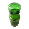 Emerald glass apothecary jar