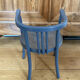 Curved wooden armchair from the late 19th/early 20th century.