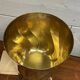 Christofle champagne bucket, gilded metal, twisted model.