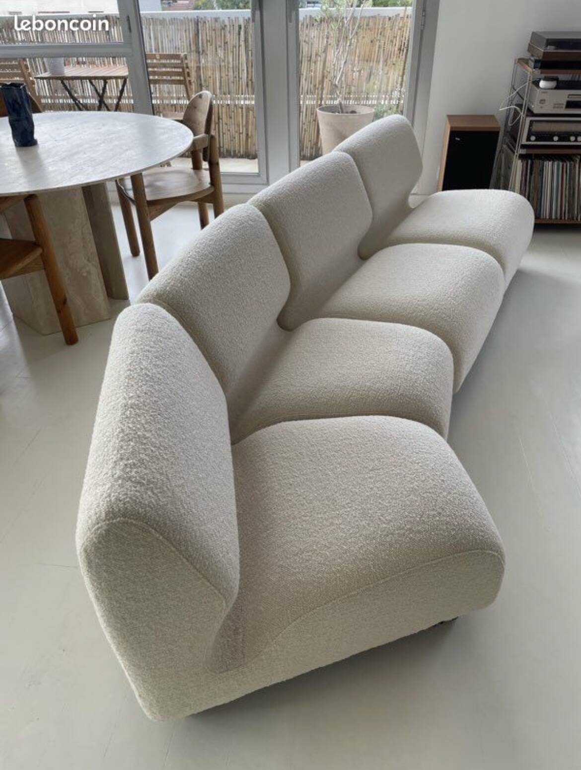 Ecru modular canapé Don Chadwick Herman Miller