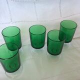 Set of 5 wine glasses Luminarc Arcoroc year 1970