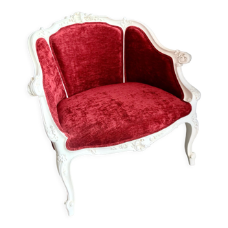 Fully restored antique bergère armchair