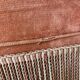 Pink velvet sofa