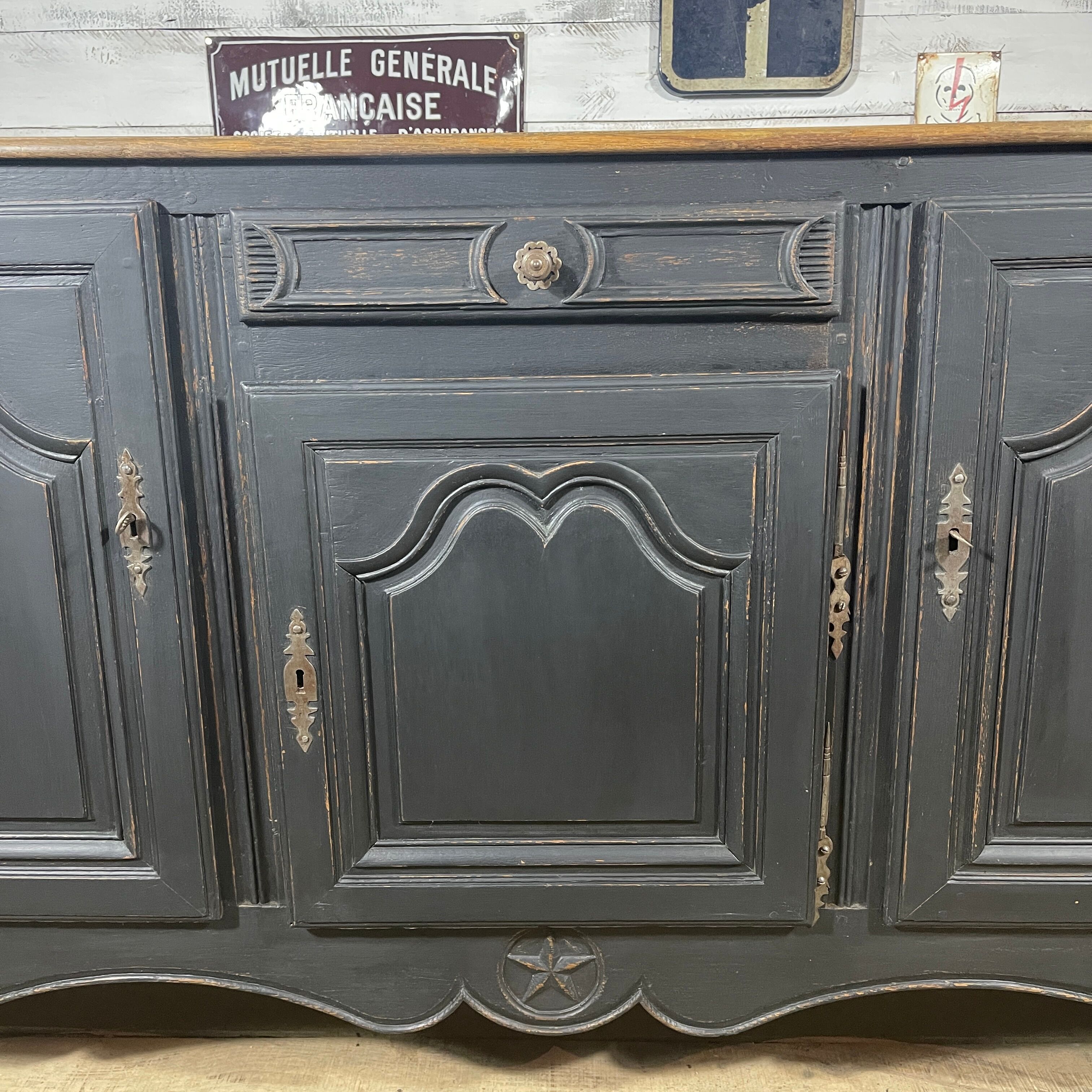 Louis XV oak sideboard