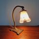 Art Deco desk lamp, signed Le verre Français, 1920s-30s