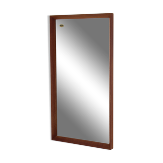 1970s Teak Wall Mirror, Denmark