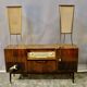Vintage Schaub Lorenz Enfilade Hifi with its Two Speakers