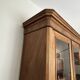 American walnut glass cabinet/bookcase