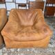 2x fauteuils lounge en cuir De Sede DS-46 design vintage des années 1970