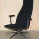 Pair of Cappellini Lotus lounge chairs by Jasper Morrison