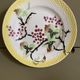 Set of three plates in slip Moulin des loups and hamage. Orchies