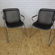 2 Penelope chairs by Charles Pollock