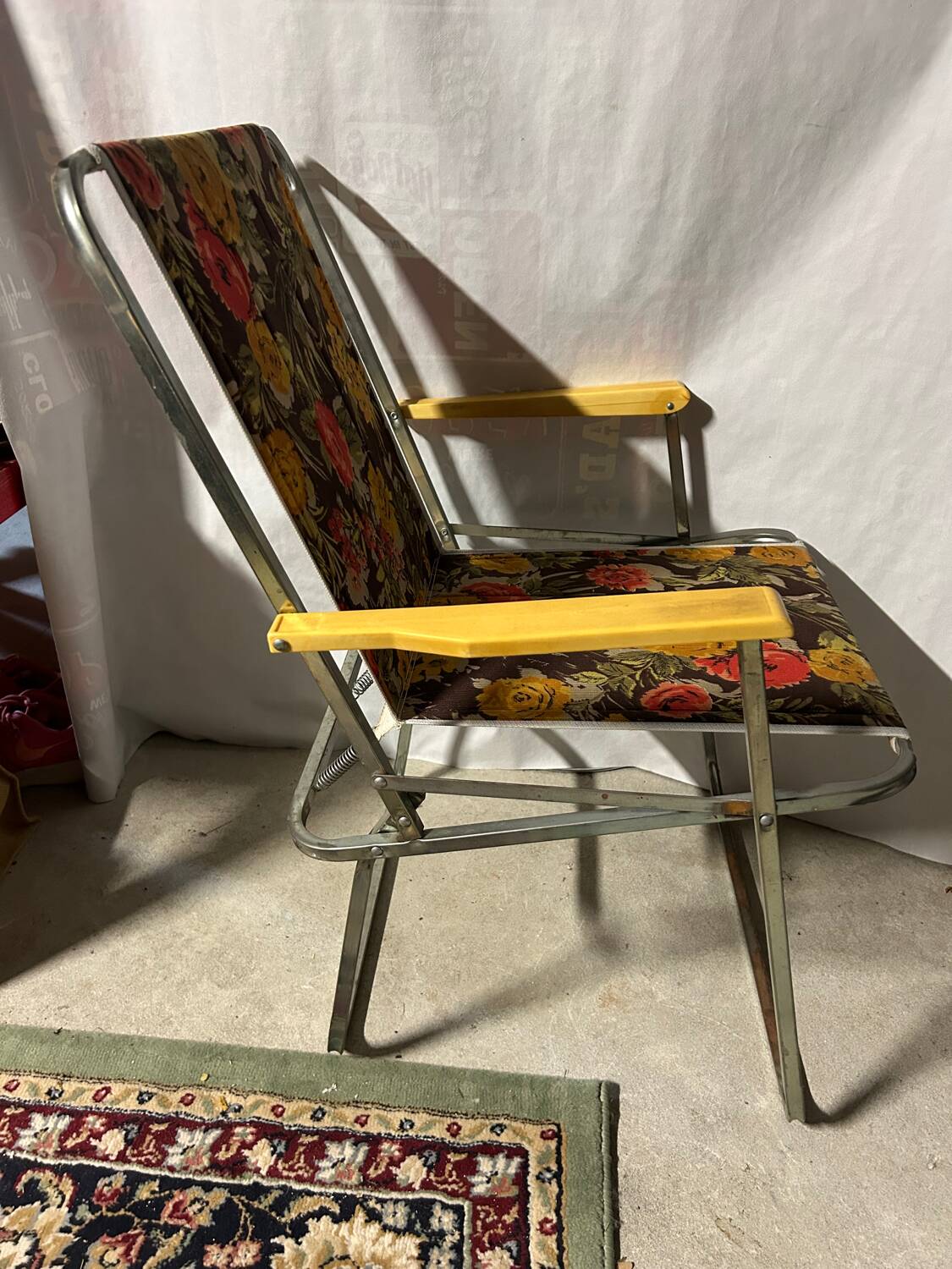 Vintage folding chair Lerolin Thiene Italy
