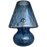 Murano style blue glass with “Ballotton” lamp