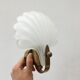 Shell wall lamp 70s Deknudt