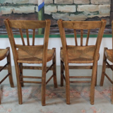 Twentieth straw beech chairs