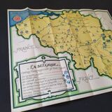 Tourist map of Belgium