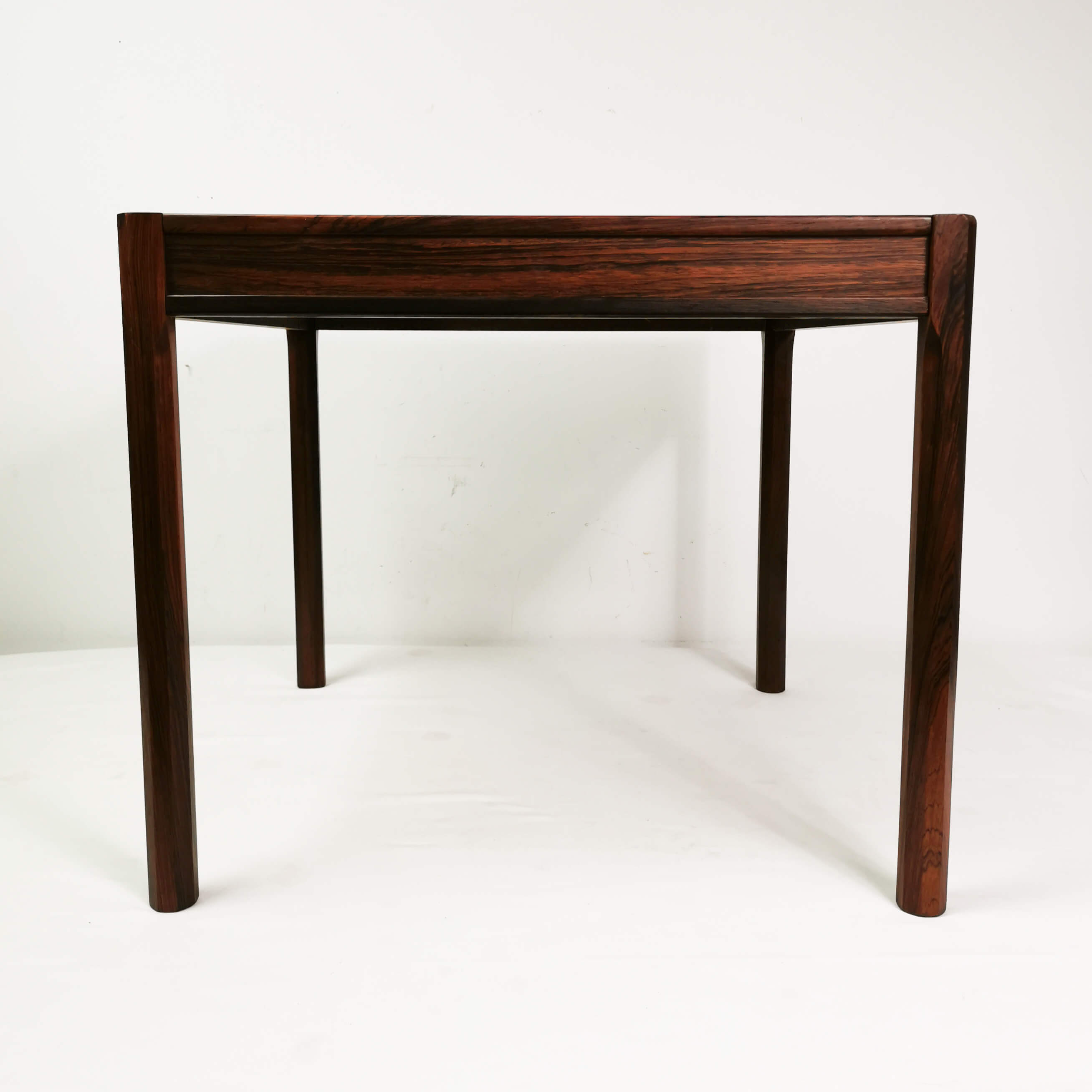 Square rosewood coffee table, Denmark, 1960s