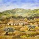 Old painting, Provencal landscape, signed, 60s/70s