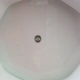 Servant dish on pedestal, octagonal, Limoges porcelain - vintage
