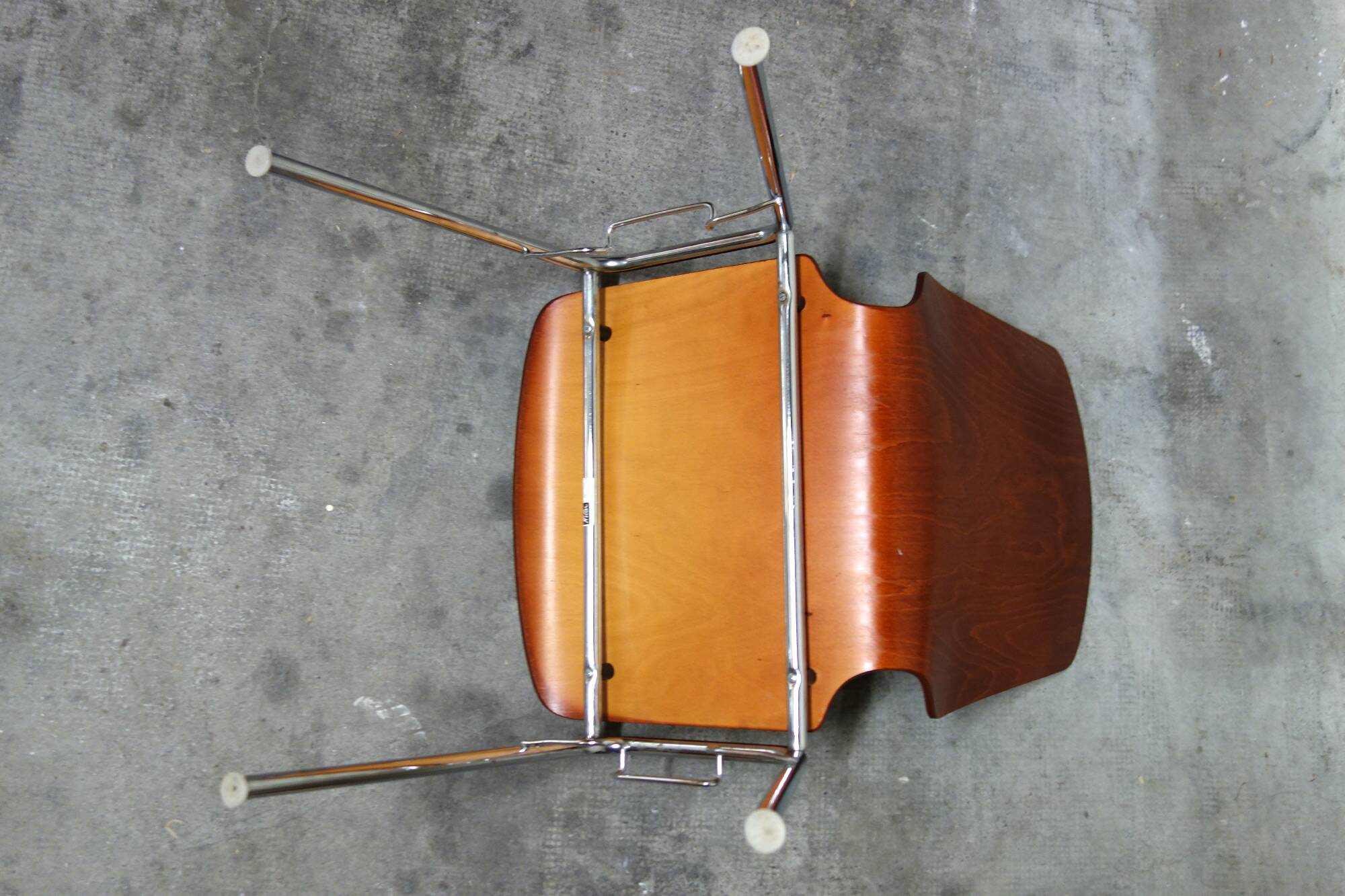 Set of 4 Hiller chairs, Germany, 1970s