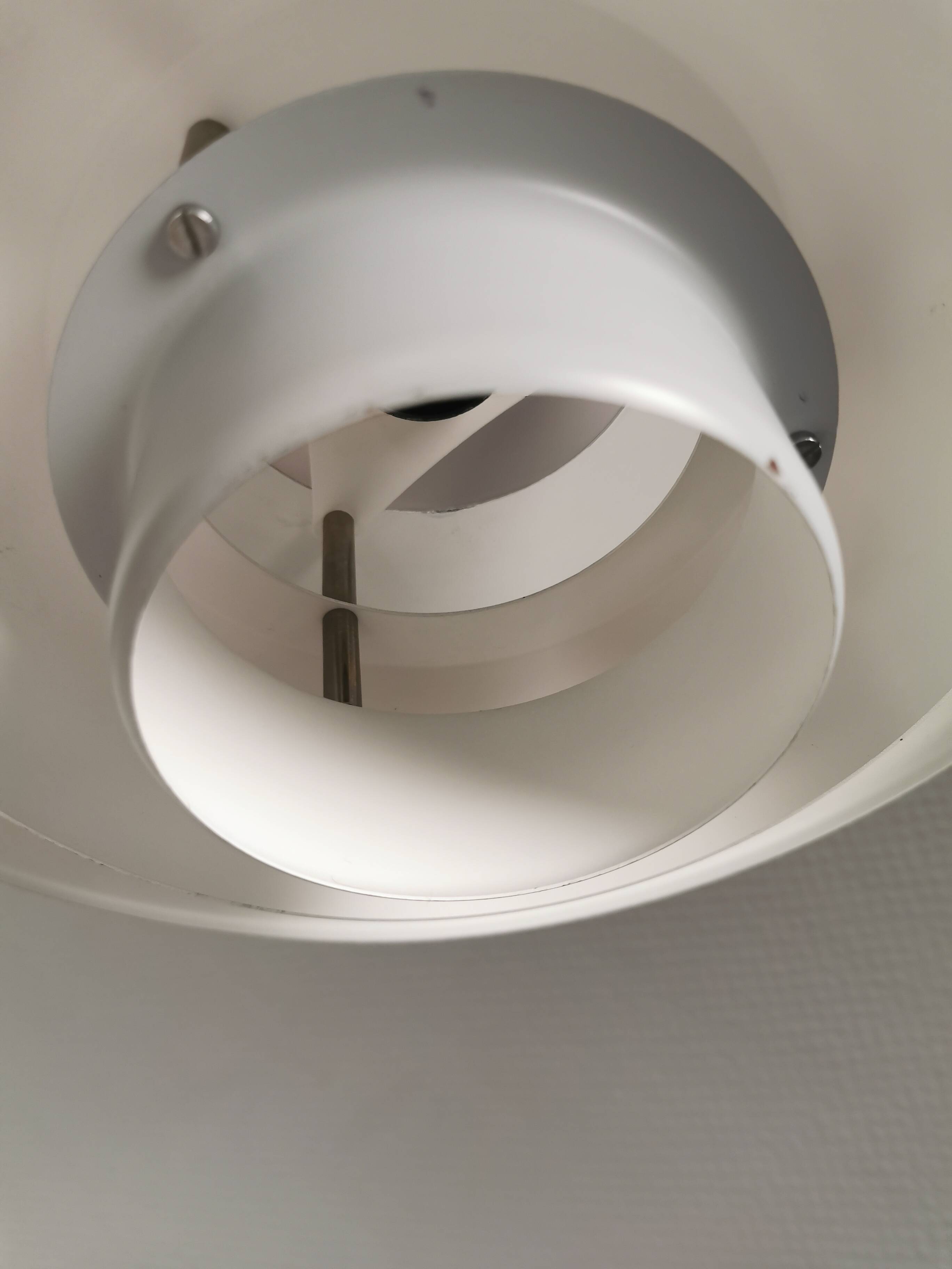 Classic Danish hanging lamp with multiple layers of shades by Lyskaer 1980s